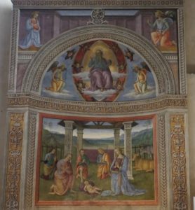 Edicola del Perugino - Chiesa di San Francesco - Montefalco