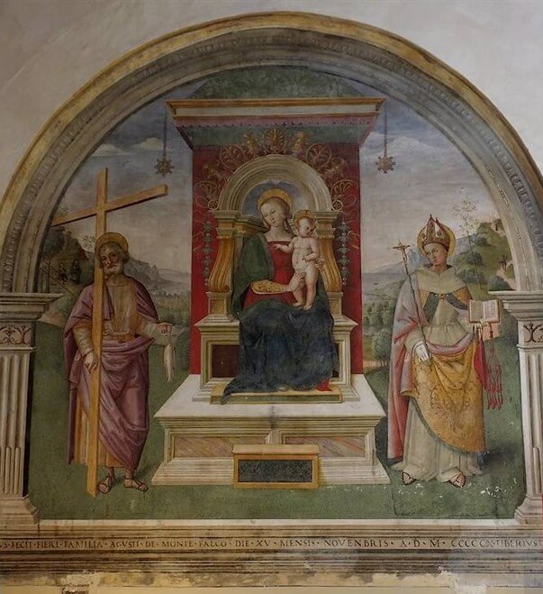 Nicchia di S. Andrea - Chiesa di San Francesco, Montefalco